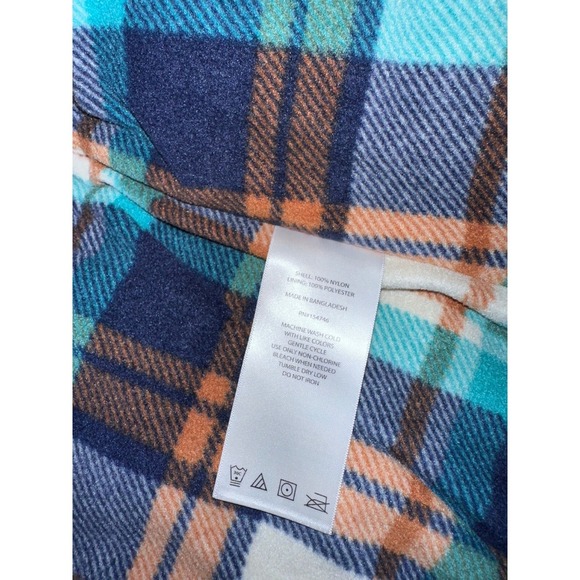 New Mountain and Isles Quilted Vest Puffer Lightweight Snap Button Navy XS - Picture 11 of 11